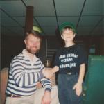 Bill and Matt May 1992